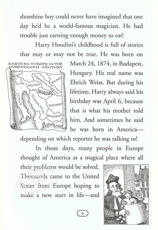 【中商原版】哈利·胡迪尼是谁？英文原版 Who Was Harry Houdini? 历史名人 人物科普 6-12岁 商品图2