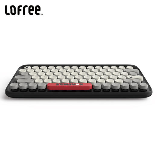 洛斐（Lofree）EH112S DOT圆点蓝牙机械键盘 熊本熊授权正版 青轴背光有线蓝牙办公键盘无线 商品图2