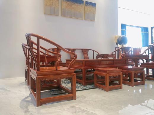 红桥红 家具严选  缅甸花梨(大果紫檀）  【圈椅沙发十二件套】 商品图2