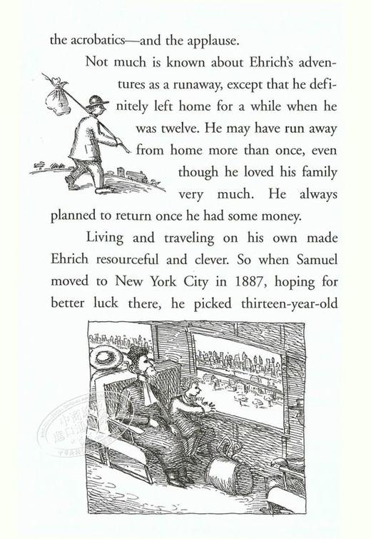 【中商原版】哈利·胡迪尼是谁？英文原版 Who Was Harry Houdini? 历史名人 人物科普 6-12岁 商品图4