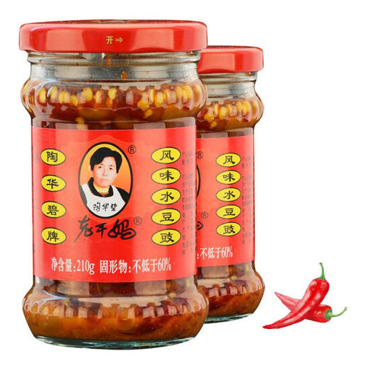 贵州老干妈风味水豆豉210g 商品图1