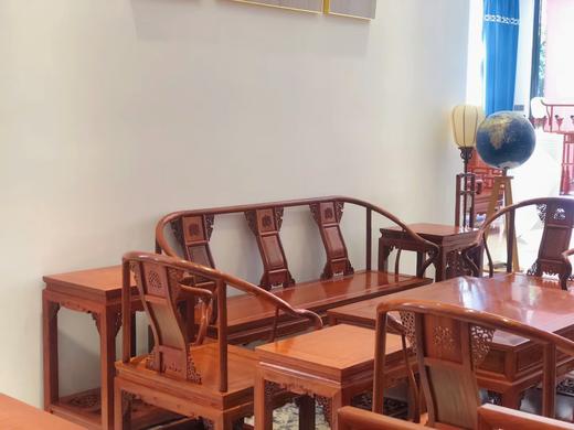 红桥红 家具严选  缅甸花梨(大果紫檀）  【圈椅沙发十二件套】 商品图3