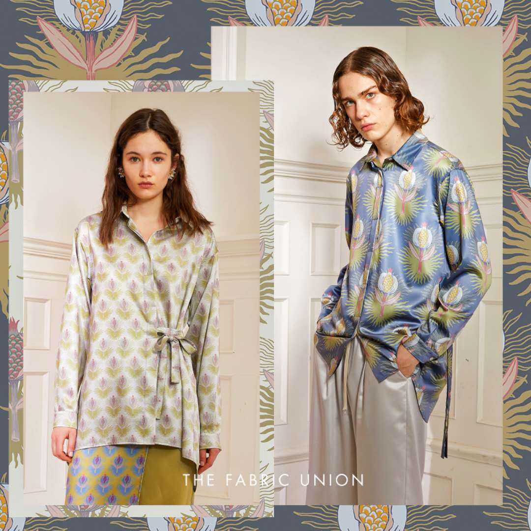 「TFU塔罗牌」中性缎面衬衫 “爱情” 现货