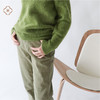 米马成衣 清新抹茶绿 复古高腰加绒牛仔裤 难得一见的颜色吖 商品缩略图1