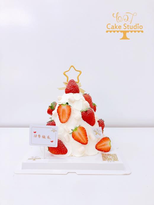 1027CAKE | Ins风简约款 草莓塔蛋糕 商品图0