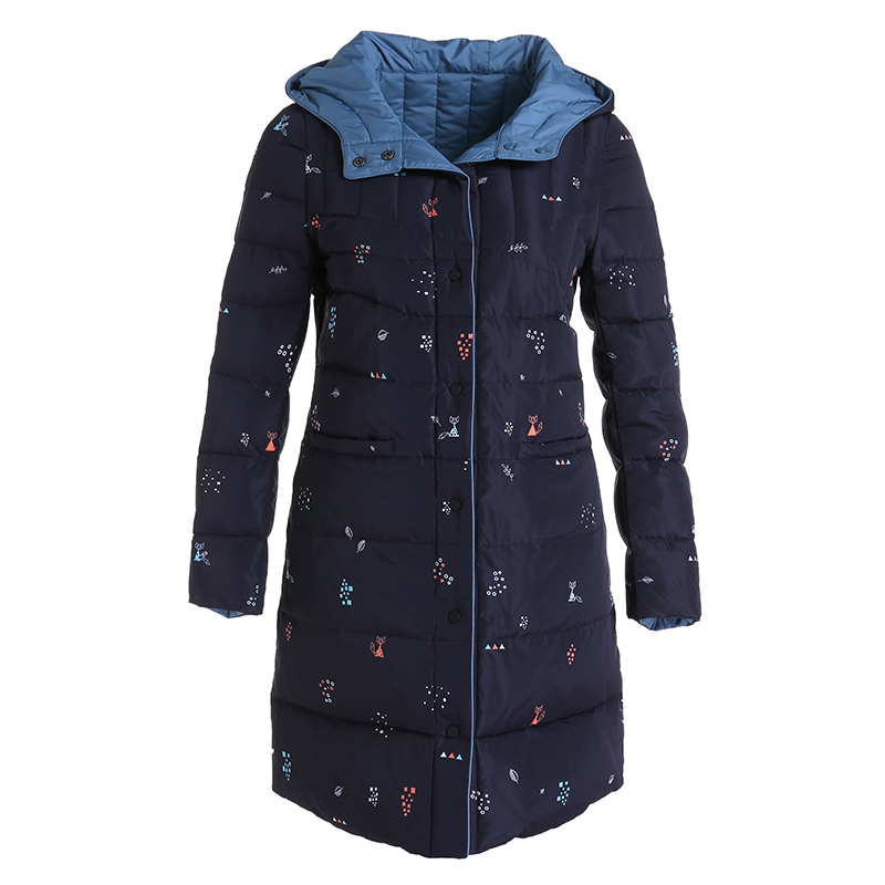 年冬季欧洲站女装两面穿保暖羽绒服中长款en4t853604 - 乔万尼旗舰店