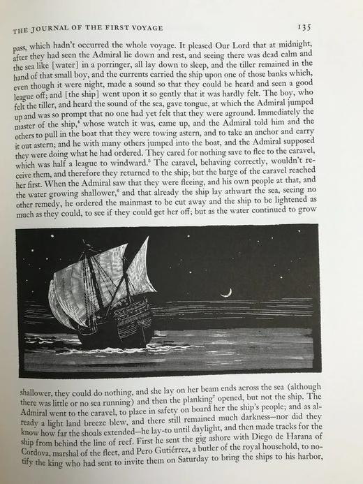 限量签名本 哥伦布航海记 葡萄牙画家弗雷塔斯彩色木版画插图 精装8开带书匣 商品图12