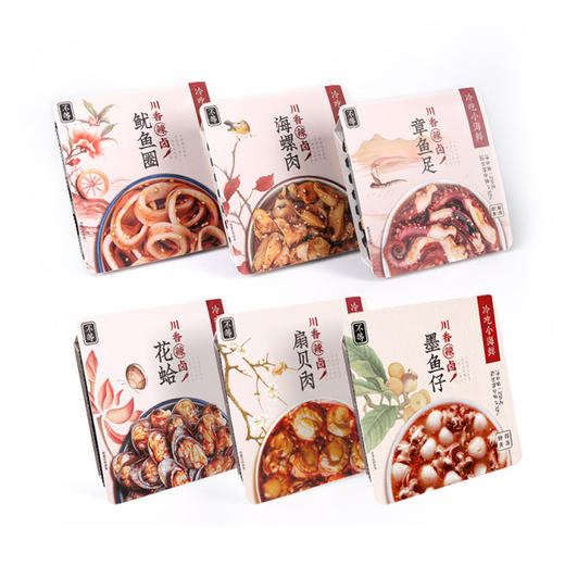 【鲜辣过瘾】川香辣卤年菜小海鲜 6盒装（1月16日12：00起节后发货） 商品图2