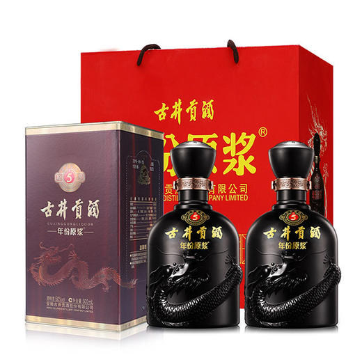 古井贡50度500ml*6古井贡酒年份原浆古5 浓香型白酒（送手提袋） 商品图1