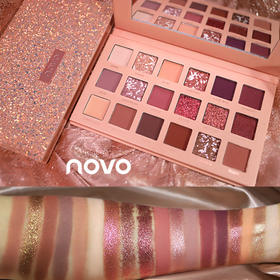 彩妆NOVO玫瑰 沙漠眼影哑光珠光防水不晕染ins网红神仙色
