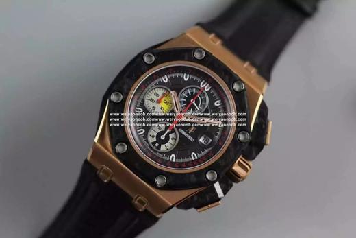 JF爱彼ap26290RO 锻造碳纤维及按钮 自制原装Cal.3126/3840计时自动机械机芯原装一比一44毫米直径，透底！乱真！高富帅必购男士表款！ 商品图14