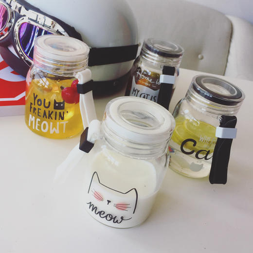 可爱女便携高硼硅玻璃杯 卡通杯居家日用水杯 商品图2