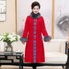 DP-926秋冬新款复古民族风妈妈装保暖棉服外套 商品缩略图3