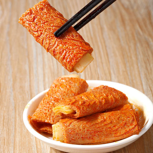 ※买一送一！竹笋素肉卷  香辣豆干 豆腐干 特产休闲 零食 办公室小吃 烧烤味 百草味 185g/袋 商品图2