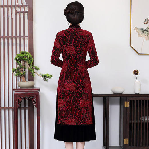 MY-59071新款喜婆婆婚礼婚宴礼服连衣裙两件套 商品图3