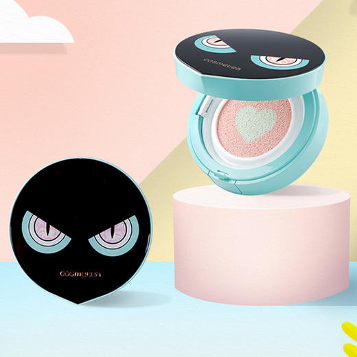 【底妆第一步】cosmetea珂思美媞小怪兽薄荷茶清凉沁润心气垫霜 商品图0