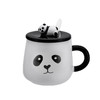 创意礼品陶瓷杯 手绘熊猫卡通水杯带盖百货居家日用 商品缩略图4