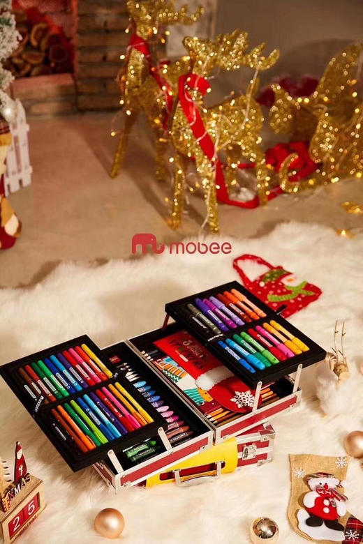 英国mobee正品鼠年新款儿童绘画艺术礼盒 商品图0