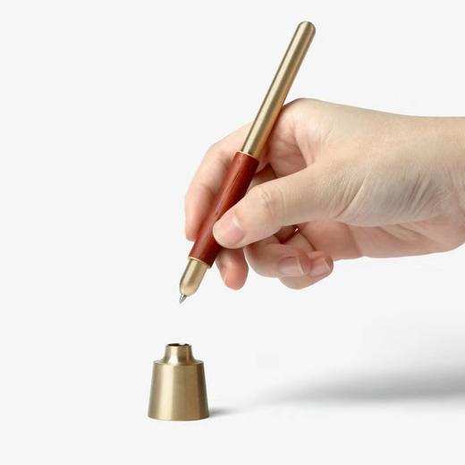 「意外设计 桌面收纳签字笔」 EY-PRODUCTS 黄铜商务办公礼物 商品图3