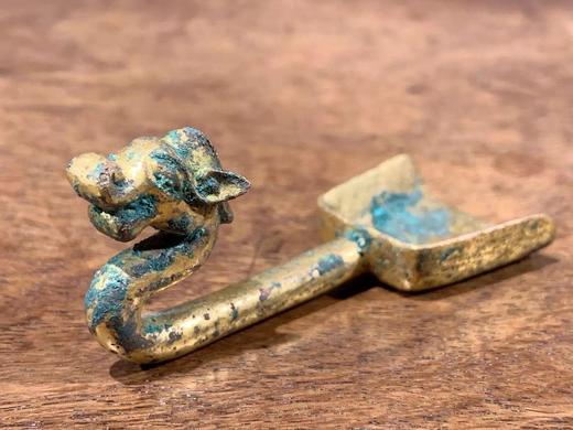 鎏金铜龙首柄香铲 顺丰包邮 商品图6