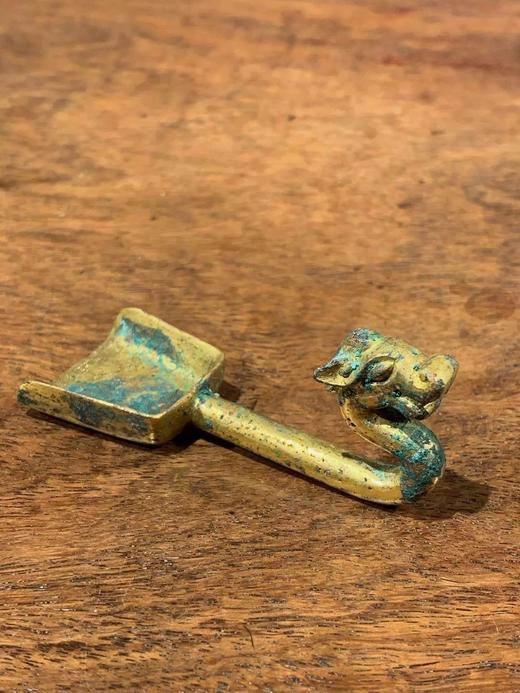 鎏金铜龙首柄香铲 顺丰包邮 商品图4
