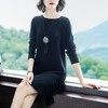 NYL-133021新款园领套头纯色毛衣 商品缩略图2