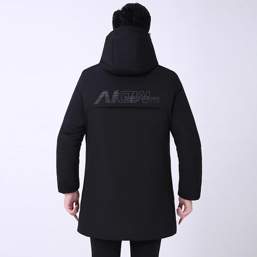 XMH-HY658冬季新款保暖棉衣袄子爸爸装连帽棉服 商品图3