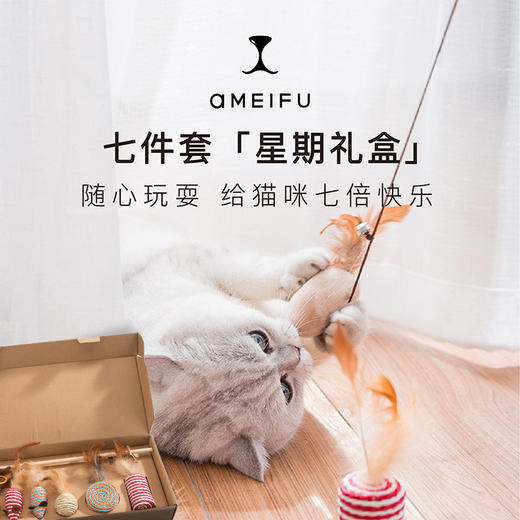 美芙7件套逗猫玩具套装 商品图1