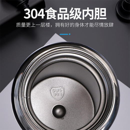 智能测温水杯居家用品不锈钢保温杯 LED数字显示温度杯子 商品图3