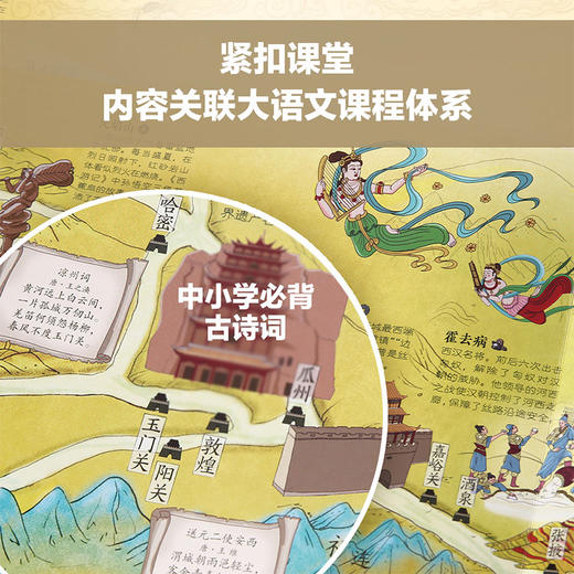 【5-12岁】中国人文地理画卷 丝绸之路 北斗儿童地理 著  趣味科普 地理知识 人文历史 跨学科  中信出版社图书 商品图7