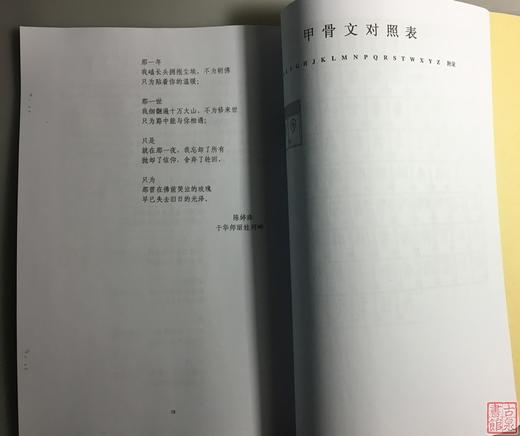 《甲骨文字形表》《甲骨文文字对照表》（影印资料） 商品图5