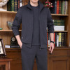SP-9138DFSTV中年男士运动服套装三件套 商品缩略图2