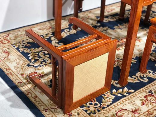 红桥红 家具严选  缅甸花梨(大果紫檀）  【休闲桌五件套】 商品图3