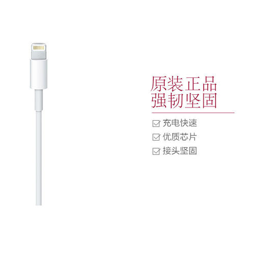 苹果原装数据线(盒装)1米 商品图1