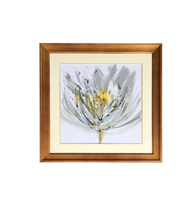NS家居 ns furniture 现代实木画框装饰画NSPT-GREYFLOWER