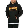 美潮 THRASHER  火焰Logo  情侣款落肩宽松连帽套头抓绒卫衣  WY197 商品缩略图1