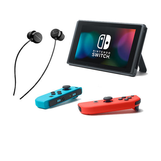 【套餐】任天堂（Nintendo）Switch 家用游戏机续航增强版（红蓝） 掌机NS体感游戏机 国行Switch+拜亚 商品图0