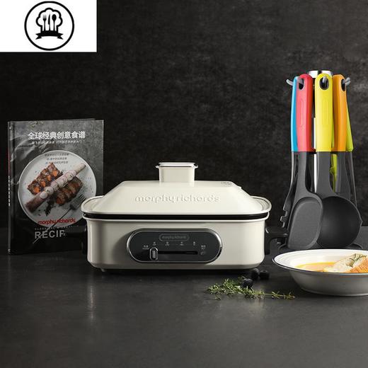 摩飞硅胶厨具七件套装 不粘锅硅胶铲耐高温炒菜铲汤勺护锅铲 商品图4