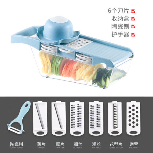 土豆丝切丝器 家用厨房用品多功能切片器萝卜擦丝器刨丝器 商品图2