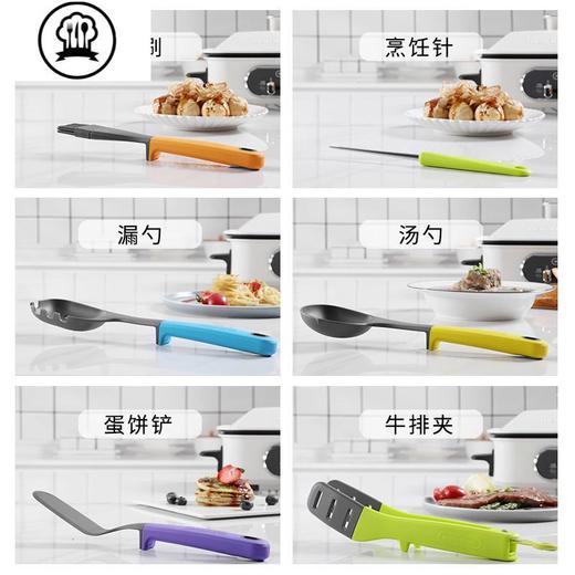 摩飞硅胶厨具七件套装 不粘锅硅胶铲耐高温炒菜铲汤勺护锅铲 商品图2