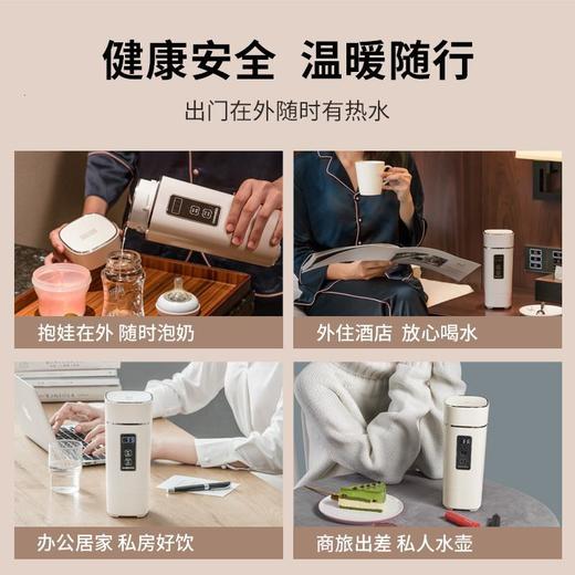 韩国大宇便携式烧水壶电热水壶家用全自动煮水小型迷你旅行保温杯理卫 商品图2
