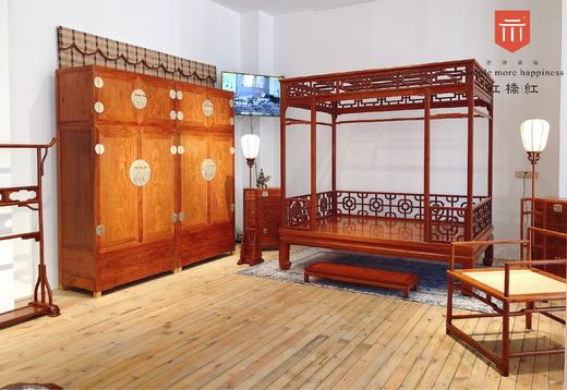 红桥红 家具严选  缅甸花梨(大果紫檀）  【架子床卧室系列】 商品图1