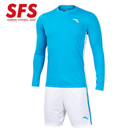 SFS 安踏正品长袖足球服套装男 成人组队服足球训练比赛球衣定制 商品图0