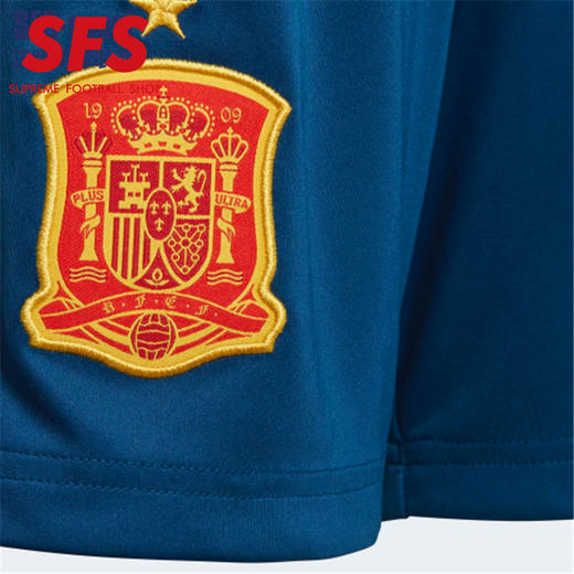 SFS正品:阿迪达斯2018世界杯西班牙儿童主场足球短裤 BR2710 商品图3