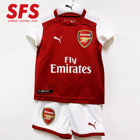 SFS彪马正品17-18阿森纳幼童球衣 小童套装足球服751537-02