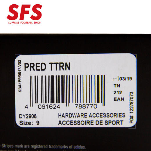 SFS阿迪达斯正品PRED TTRN猎鹰成人足球门将守门员手套DY2605 商品图3