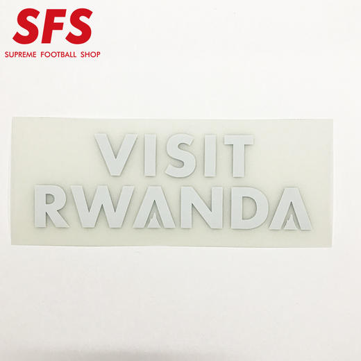 SFS  1819赛季阿森纳左臂赞助商臂章广告 visit Rwanda 商品图2