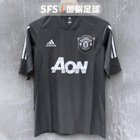SFS阿迪达斯正品19-20欧冠曼联球员短袖训练服赛前热身球衣DX9007