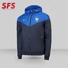 SFS耐克正品2018世界杯法国风雨衣外套 运动休闲夹克男891333 451 商品缩略图0