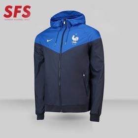 SFS耐克正品2018世界杯法国风雨衣外套 运动休闲夹克男891333 451